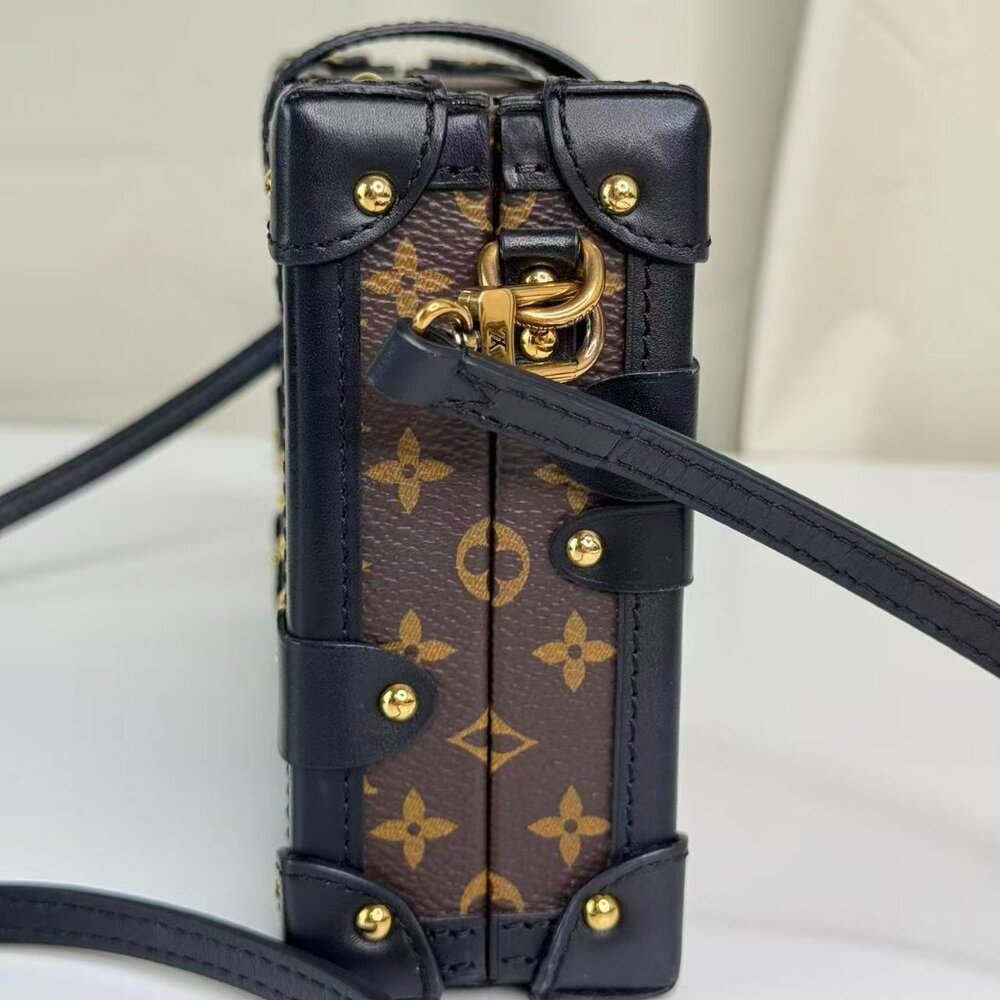 Louis Vuitton Monogram Canvas Limited Edition Soft Trunk Shoulder Bag - Picture 4 of 11